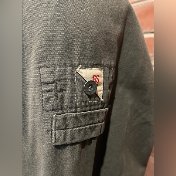 G-Star Men’s LARGE Overshirt (light jacket). Worn green. Great detailing. - Picture 5 of 7